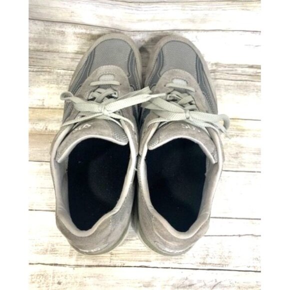 SAS Men's Gray Suede & Mesh Lace-Up Comfort Walking Sneakers Size 13 - Picture 7 of 9